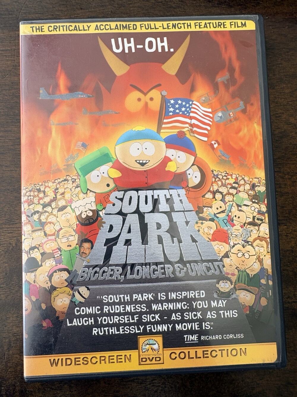 South Park Bigger, Longer and Uncut (DVD, 1999, Widescreen) Comedy Central
